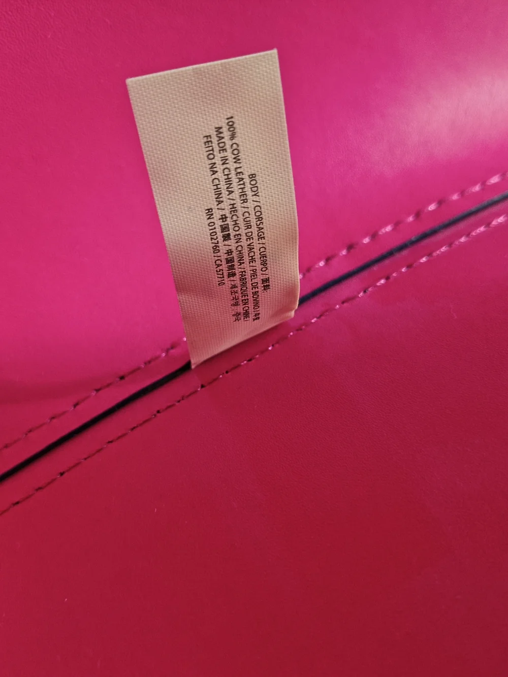 Kate Spade Shoulder Bag in Bright Pink Inside and Blue Vintage